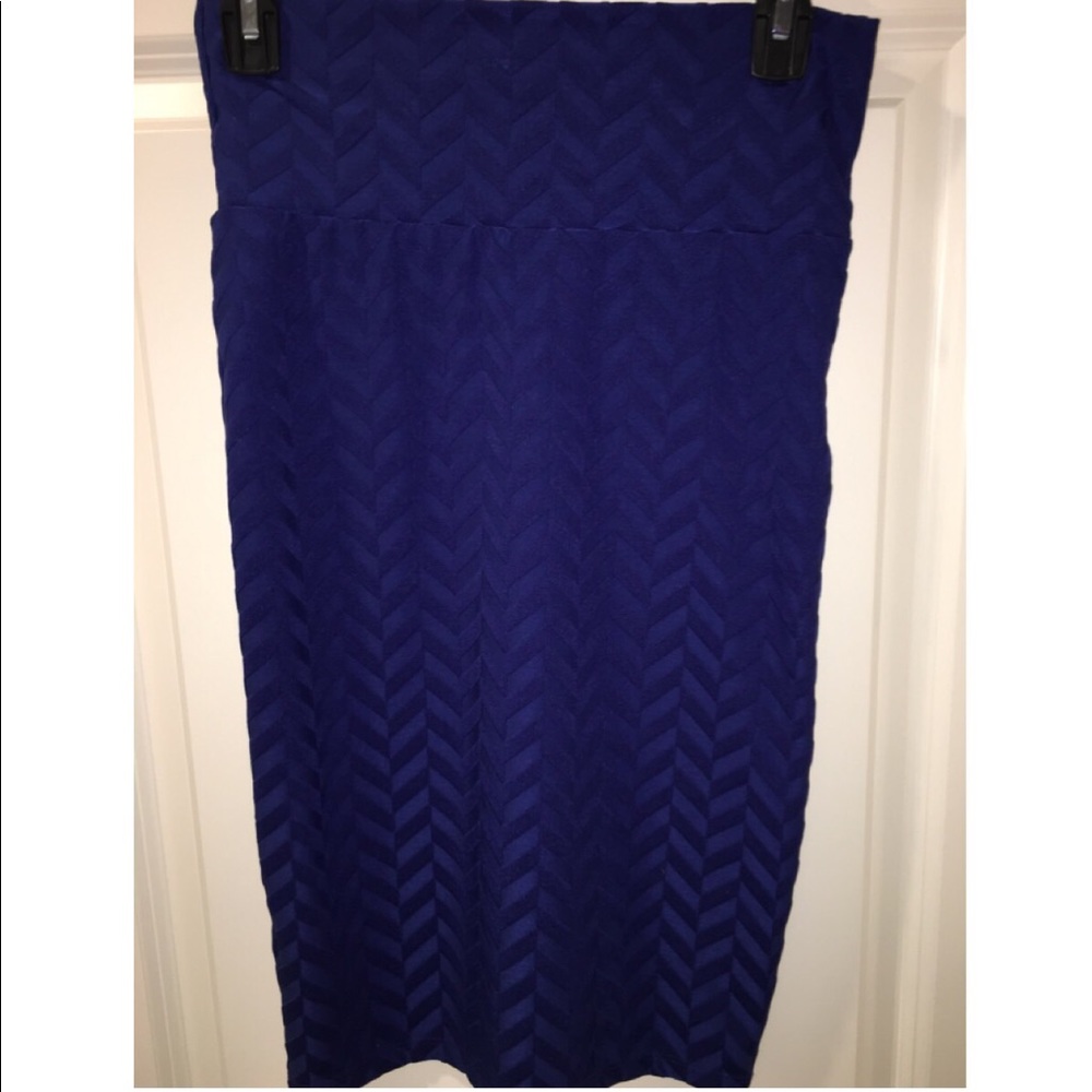 Lula Roe Pencil Skirt XS Women’s Cobalt Blue